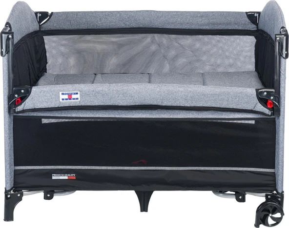 TommyBaby TEDY Anne Yanı Oyun Parkı Beşik 70x110 - 6