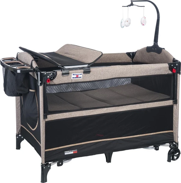 TommyBaby TEDY Anne Yanı Oyun Parkı Beşik 70x110 - 8