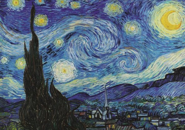 Art Puzzle Yıldızlı Gece, 1889 1000 Parça Puzzle - 2