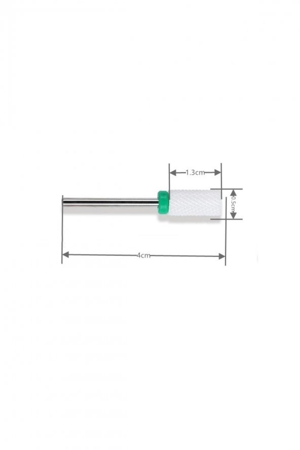 Profesyonel 2.35mm Seramik Freze Manikür Pedikür Ucu - 2