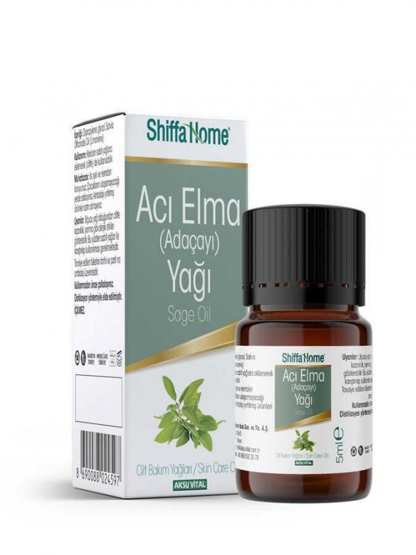 Shiffa Home Acı Elma (Adaçayı) Yağı 5 ml