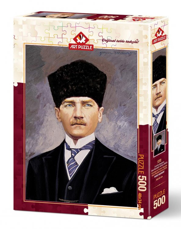 Art Puzzle Cumhurbaşkanı Gazi Mustafa Kemal Atatürk 500 Parça Puzzle