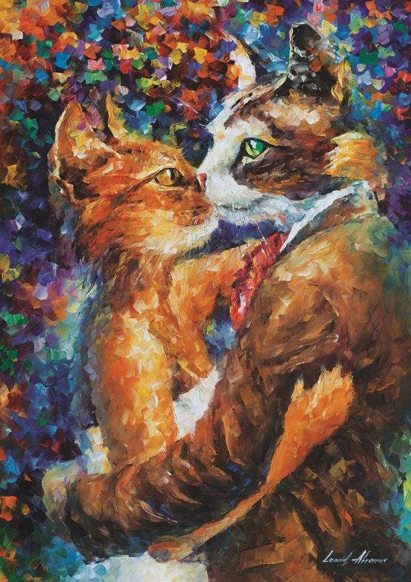 Art Puzzle Aşık Kedilerin Dansı 1000 Parça Puzzle