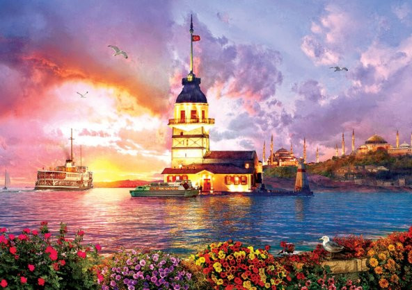 Art Puzzle Kız Kulesi 1000 Parça Puzzle