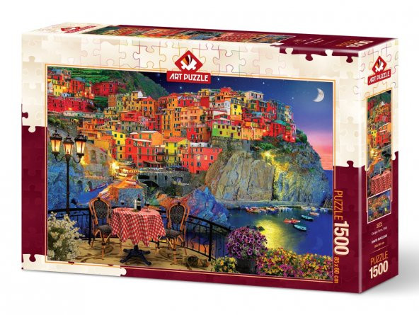 Art Puzzle Cinque Terre, Italy 1500 Parça Puzzle - Resim 2