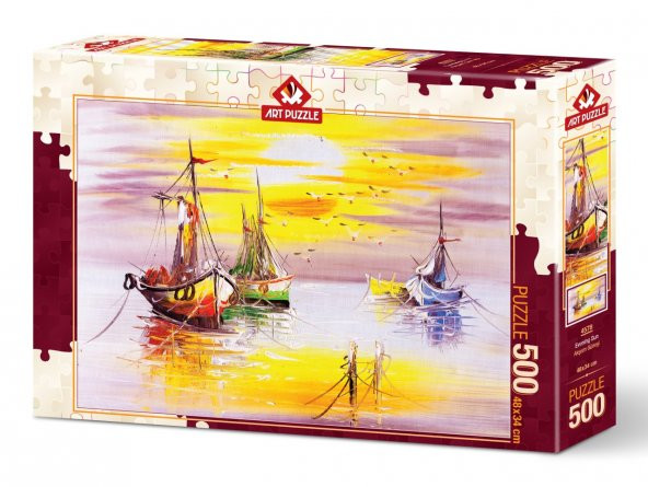 Art Puzzle Akşam Güneşi 500 Parça Puzzle - Resim 2