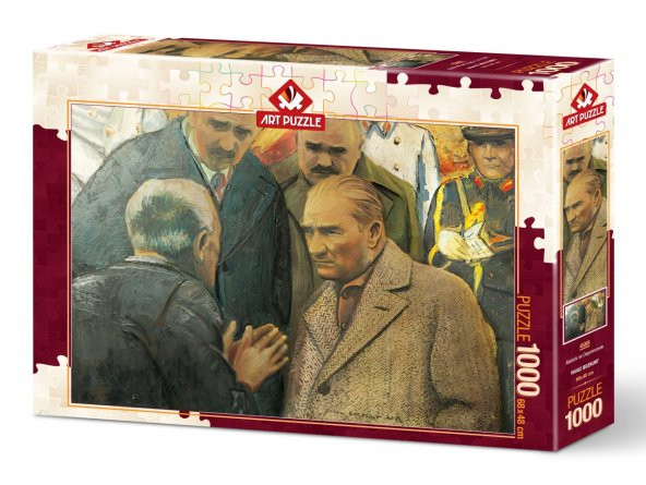 Art Puzzle Atatürk ve Depremzede 1000 Parça Puzzle - 2