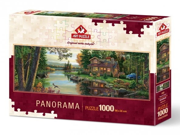 Art Puzzle Huzurun Resmi  1000 Parça Panorama Puzzle - Resim 2