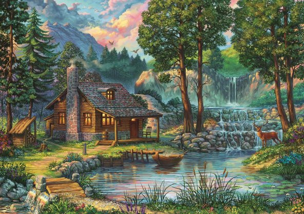 Art Puzzle Masal Evi 1000 Parça Puzzle