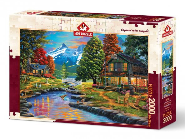 Art Puzzle İki Yaka Bir Orman 2000 Parça Puzzle - Resim 2