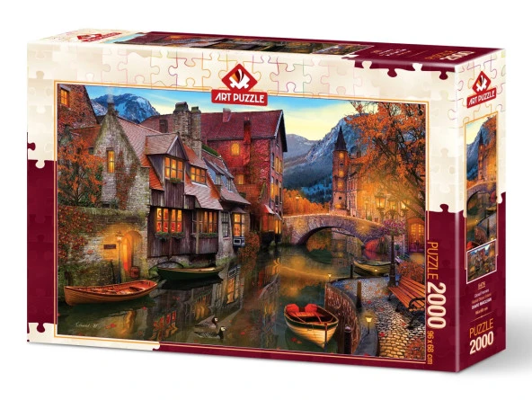 Art Puzzle Kanal Boyu Evleri 2000 Parça Puzzle - Resim 2