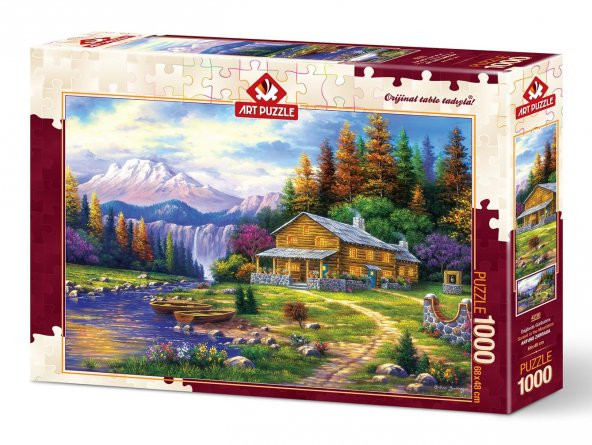 Art Puzzle Dağlarda Günbatımı 1000 Parça Puzzle - Resim 2