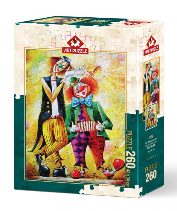 Art Puzzle Müzisyen Palyaçolar 260 Parça Puzzle - Resim 2