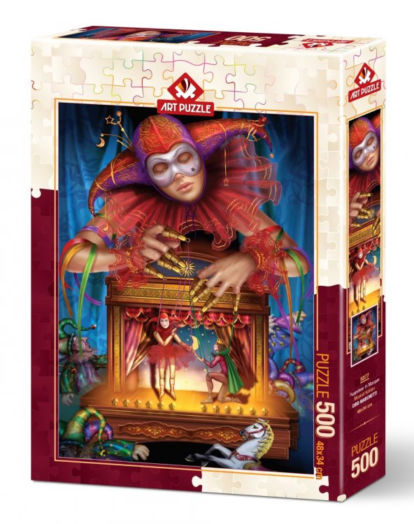 Art Puzzle Maskeli Kuklacı 500 Parça Puzzle - 2