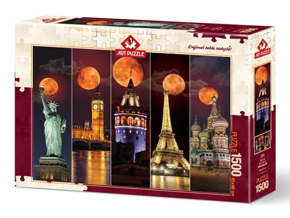 Art Puzzle Kanlı Ay 1500 Parça Puzzle - Resim 2