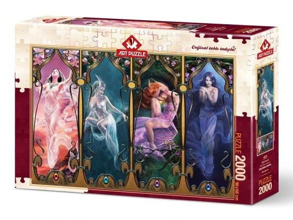 Art Puzzle Dört Cevher 2000 Parça Puzzle - Resim 2
