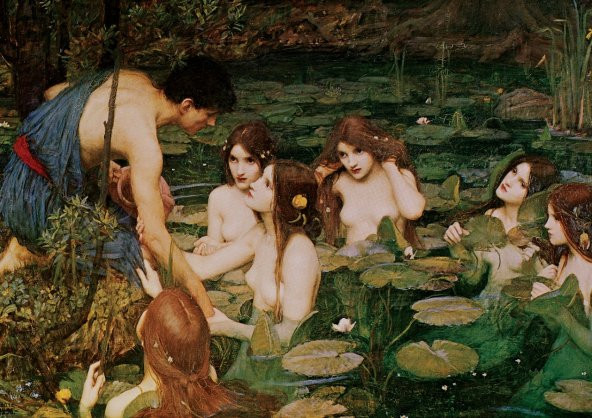 Art Puzzle Hylas ve Su Perileri,1896 1500 Parça Pu