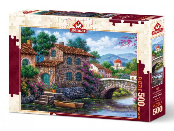 Art Puzzle Çiçekli Kanal 500 Parça Puzzle - Resim 2