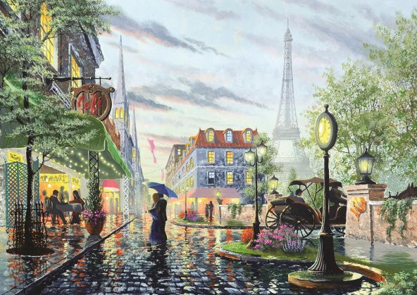 Art Puzzle Yaz Yağmuru, Paris 2000 Parça Puzzle