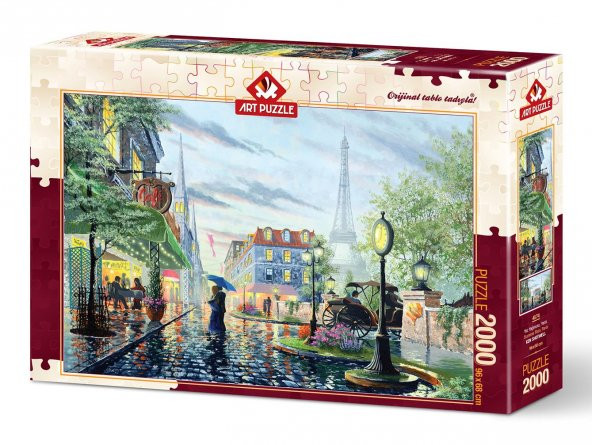 Art Puzzle Yaz Yağmuru, Paris 2000 Parça Puzzle - 2