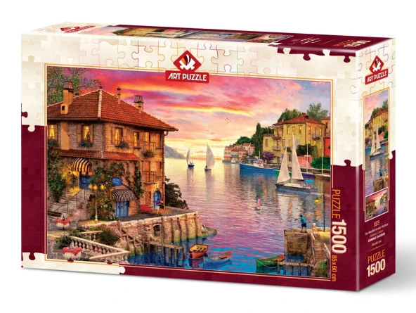 Art Puzzle Akdeniz Limanı 1500 Parça Puzzle - Resim 2
