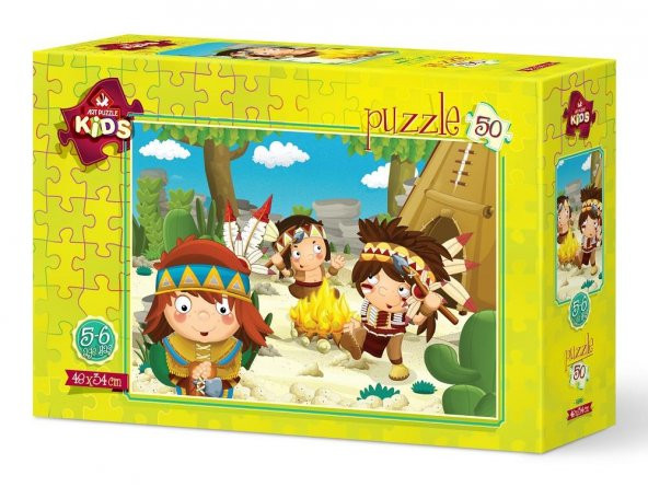 Art Çocuk Puzzle Kızıldereli Minikler 50 Parça Puzzle