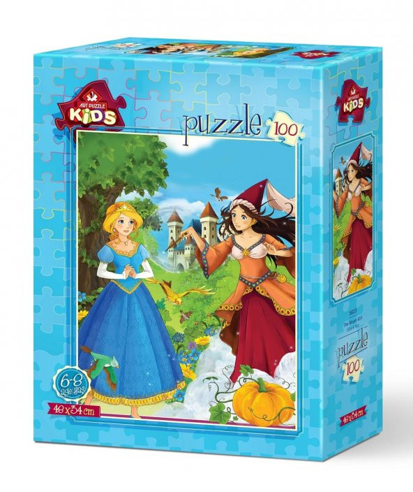 Art Çocuk Puzzle Sihirli Kız 100 Parça Puzzle