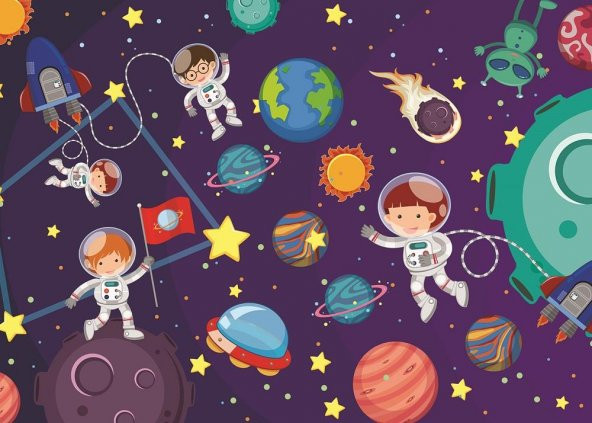 Art Puzzle Uzay 2li 35+60 Parça Yapboz - 3