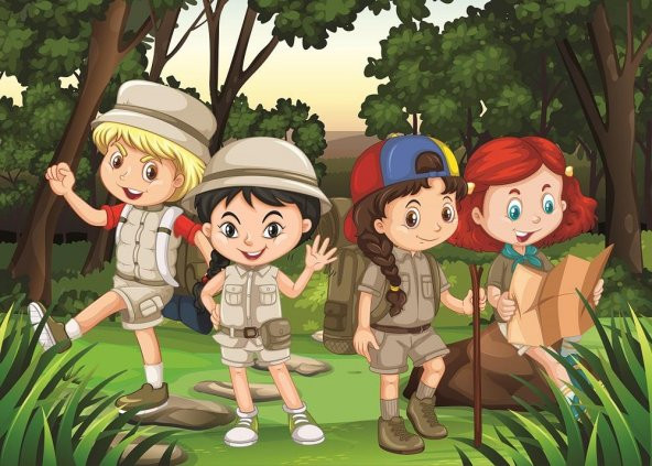Art Puzzle İzci Kampı 2li 100+100 Parça Yapboz - 2