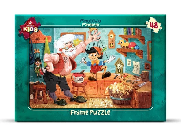 Art Çocuk Frame Puzzle Pinokyo 48 Parça