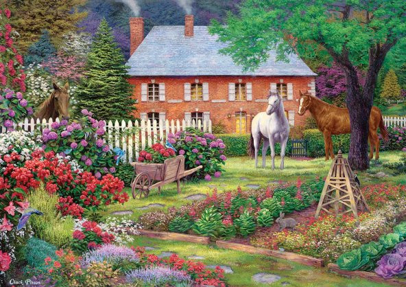Art Puzzle Atlı Bahçe 1500 Parça Puzzle - Resim 2