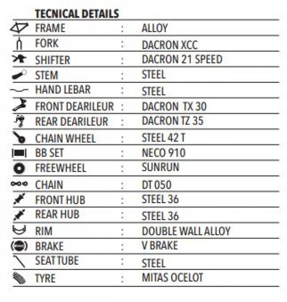 Tommybike Belinda Alüminyum Kadro 26 Jant 21 Vites Şehir Bisikleti - 7
