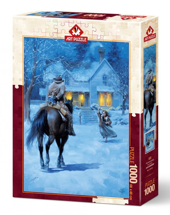 Art Puzzle Eve Dönüş 1000 Parça Puzzle - 1