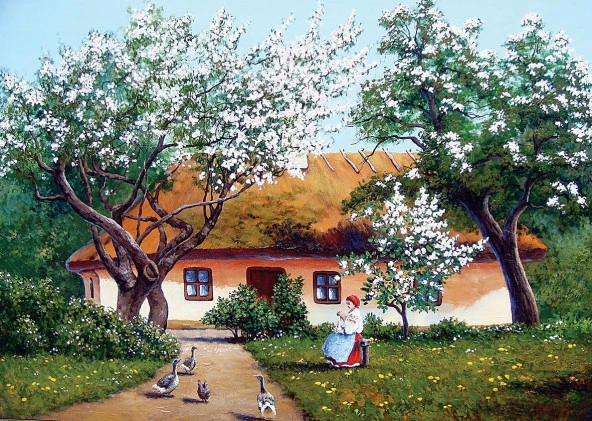 Yappuzz Ördekli Bahçe 1000 Parça Puzzle - 2