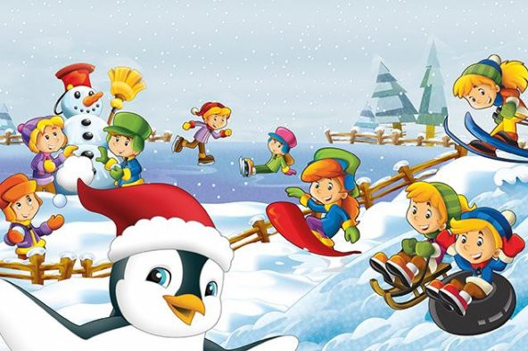 Art Kids Kış Sporcuları 25 Parça Ahşap Puzzle - 2