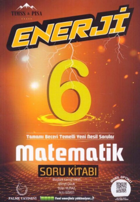 6. Sınıf Matematik Enerji Soru Kitabı Palme Yayınları