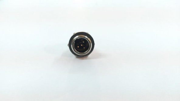 4 Pin Mini XLR Şase Tipi Erkek Konnektör
