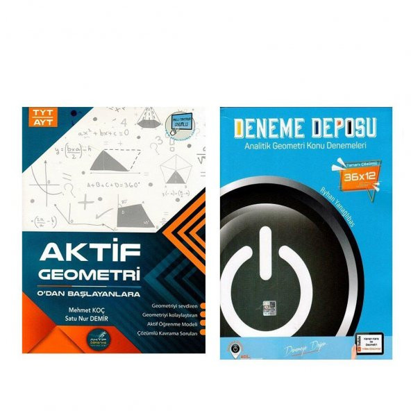 Aktif Öğrenme TYT AYT Geometri 0 dan Başlayanlara ve Deneme Deposu Analitik Geometri Konu Den Seti