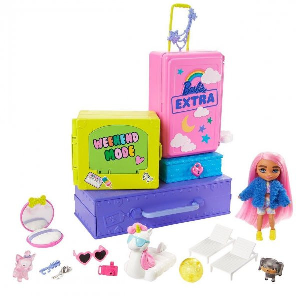 Barbie HDY91 Barbie Extra - Mini Bebekler ve Hayvan Dostlarının Seyahat Maceraları - 4