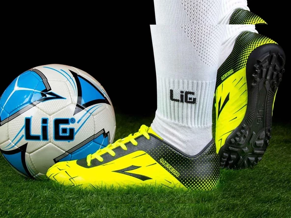 Lig Halı Saha Ayakkabısı Sarı  56 Meteor-H - 4