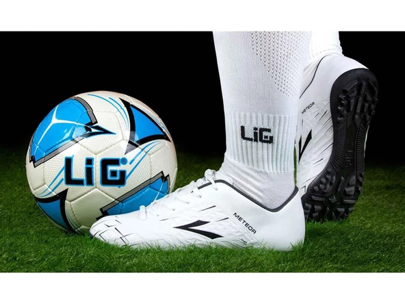 Lig Halı Saha Ayakkabısı Beyaz  56 Meteor-H - 4