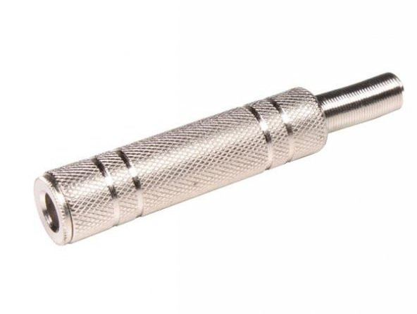 6.3 mm TRS Stereo Metal Dişi Jack