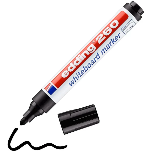 Edding Silinebilir Beyaz Tahta Kalemi Edding 260 SİYAH