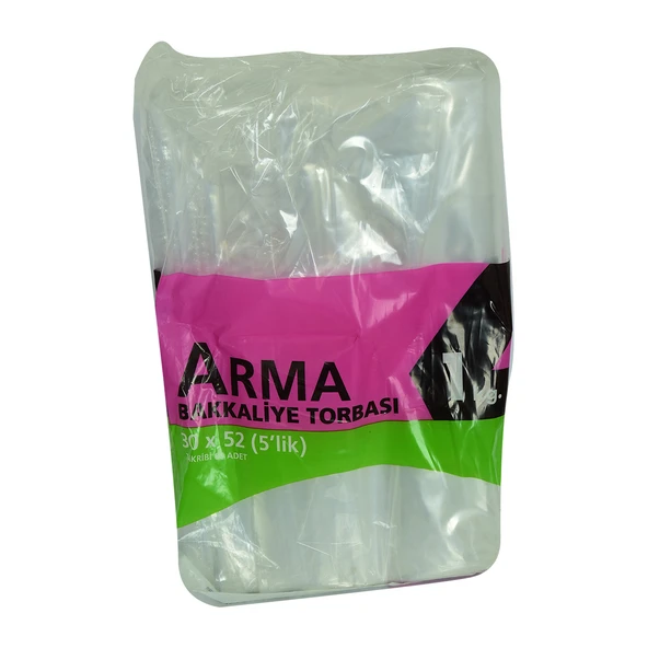 Naylon Torba Arma Şeffaf Bakkaliye Kuruyemiş Şeker Torbası 30x52 (5 lik ) Takribi 85 Adet 1000 Gr - Resim 4