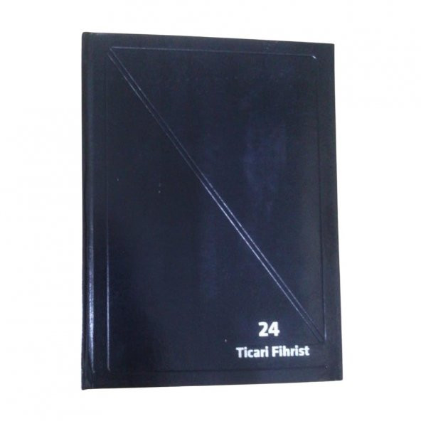 Fihrist Ticari 24lü 16x23 Siyah Cilt Bezli 1 Adet Artlantis Ticari Firhist Siyah 16*23 - 2