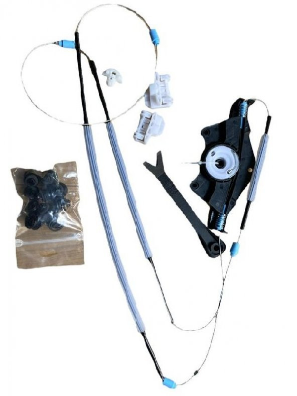 WOLKSVAJEN PASSAT SAĞ CAM MEKANIZMASI TAMİR SETİ, 3B4837756D ürün görseli 1