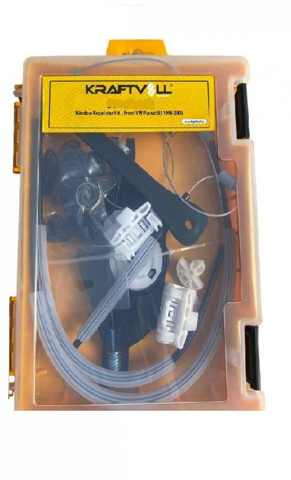 WOLKSVAJEN PASSAT SAĞ CAM MEKANIZMASI TAMİR SETİ, 3B4837756D - Resim 3