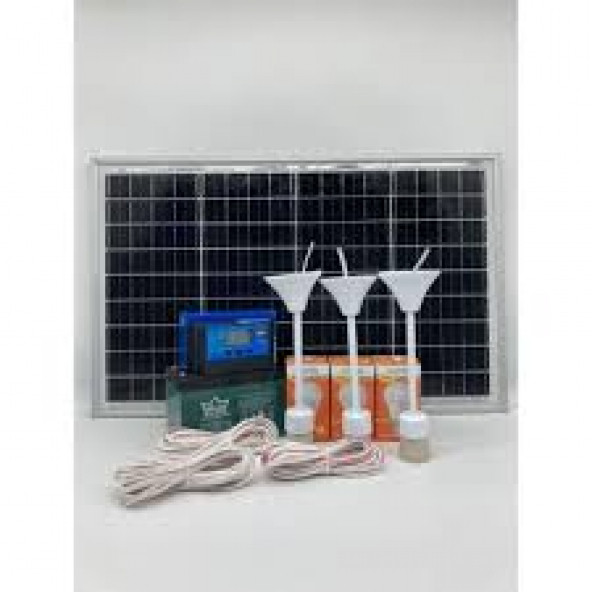 güneş enerji 12 volt 240 watt seti kamp yayla için aydınlatma ve telelon şarjlı