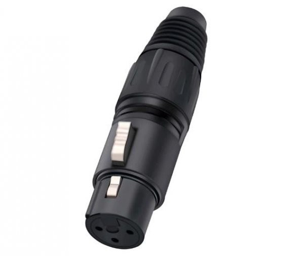 3 Pin XLR Dişi Kaliteli Mikrofon Konnektörü