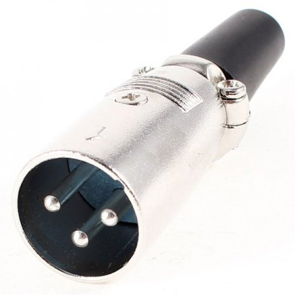 3 Pin XLR Erkek Kelepçeli Jack